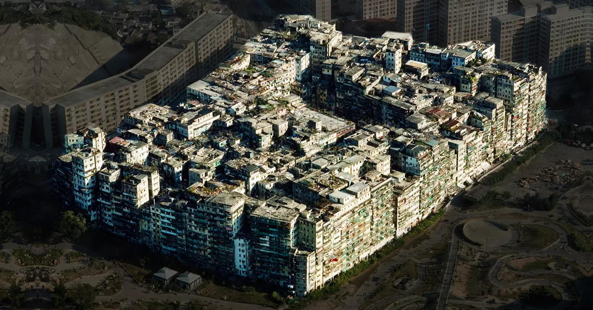 Kowloon: a Cidade das Sombras que virou a maior favela vertical do mundo
