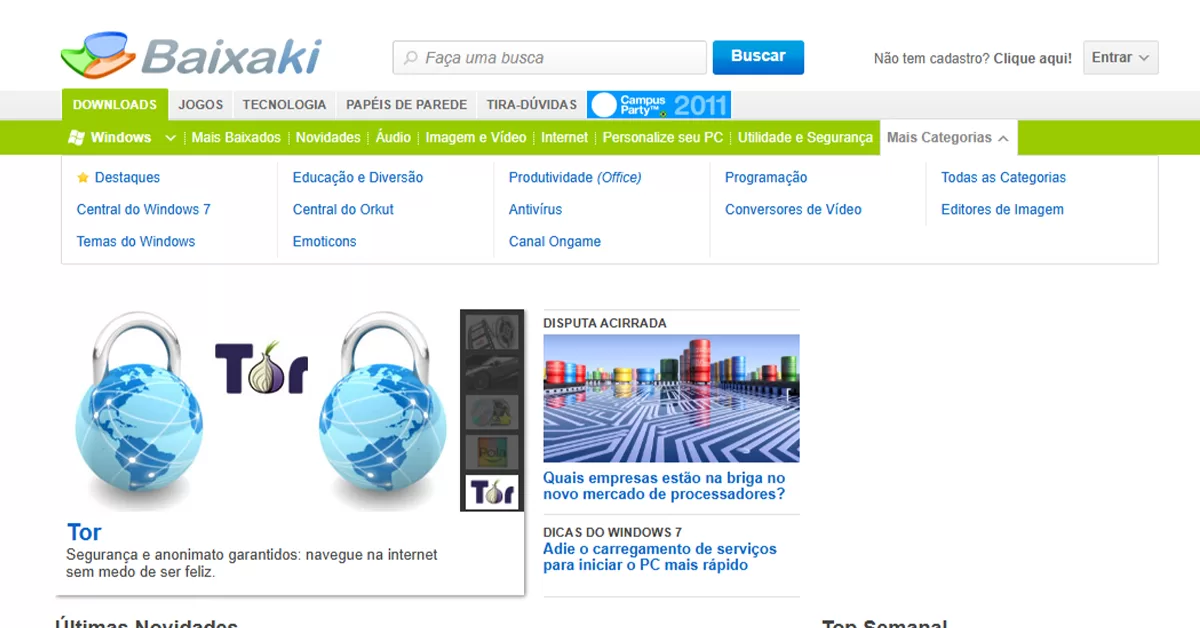 A História do Baixaki: O Maior Site de Downloads do Brasil